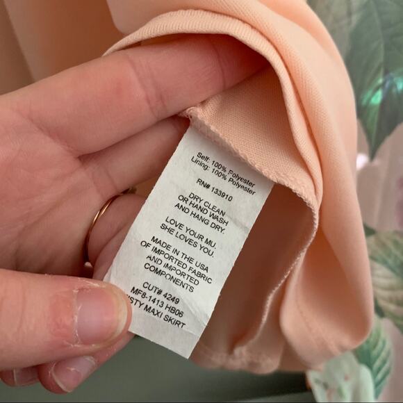 Show Me Your Mumu Misty Honey Bunches Floral Pattern Maxi Skirt Size XS - Picture 7 of 7